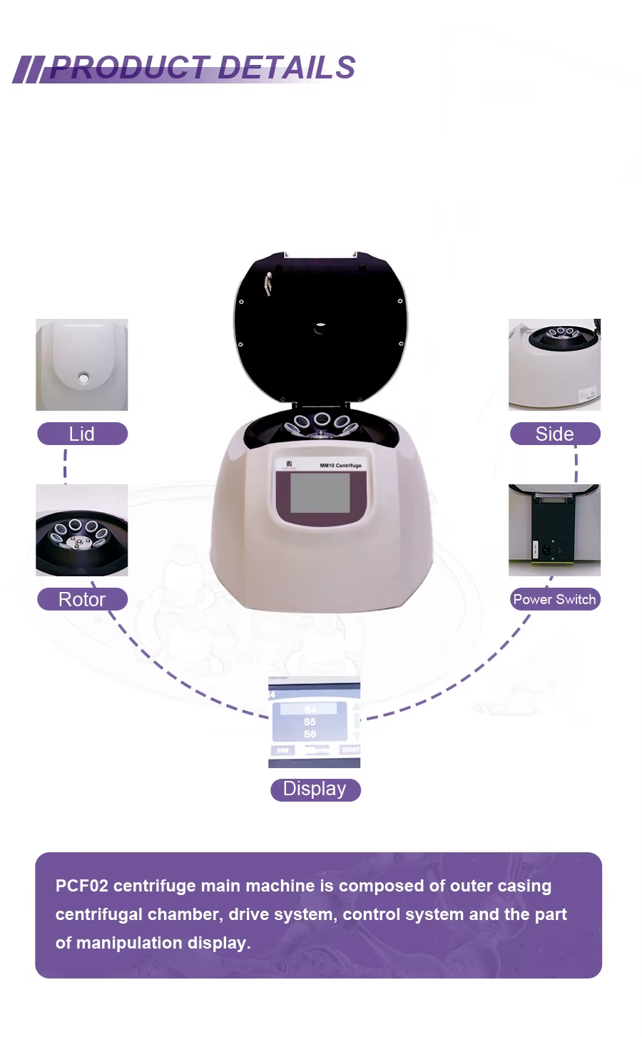 Blood Seperation PRP Therapy Centrifuge