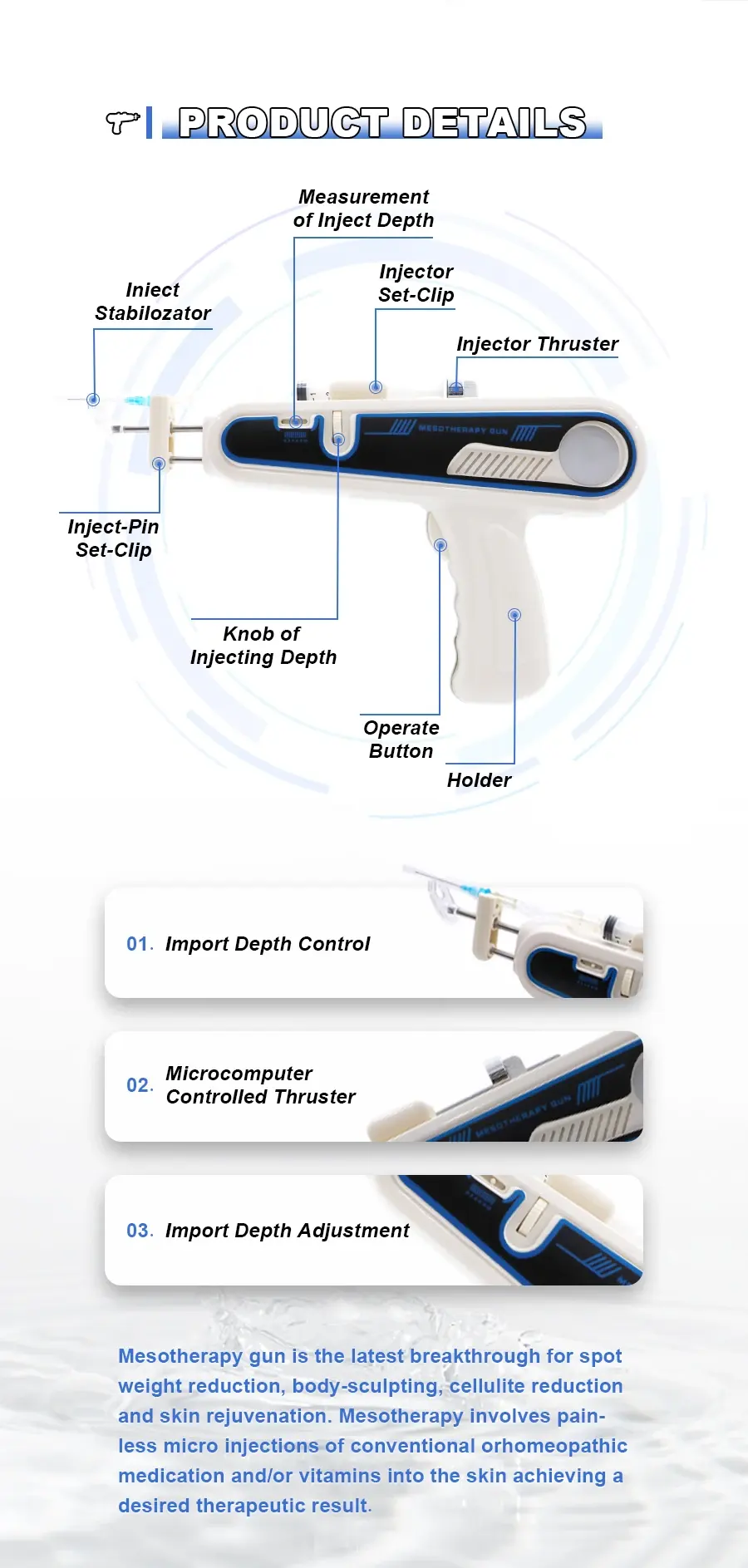 PRP Mesotherapy Meso Gun